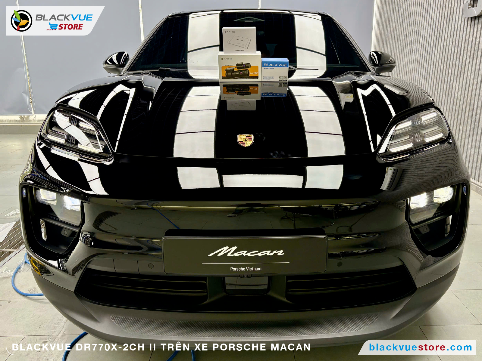 Camera hành trình cho Porsche Macan - Blackvue DR770X-2CH II
