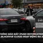 Thông báo đẩy của Blackvue Cloud hoạt động ra sao?