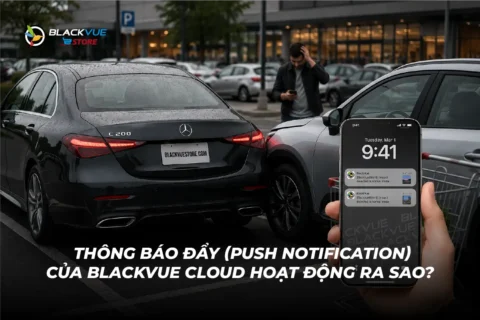 Thông báo đẩy của Blackvue Cloud hoạt động ra sao?