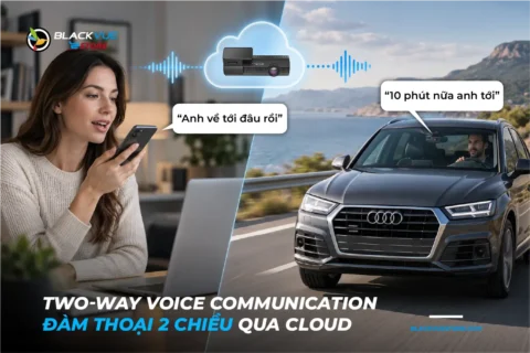 Tính năng đàm thoại 2 chiều khi quản lý xe từ xa